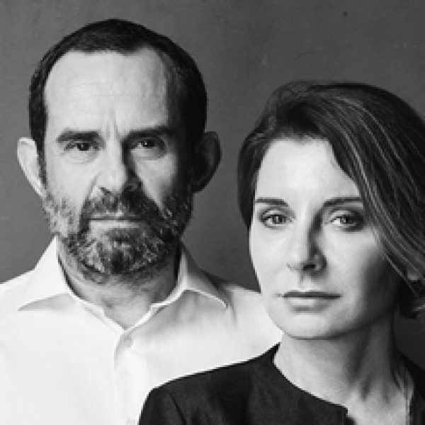 Ludovica Serafini and Roberto Palomba, designers of the Siena executive collection for i4Mariani