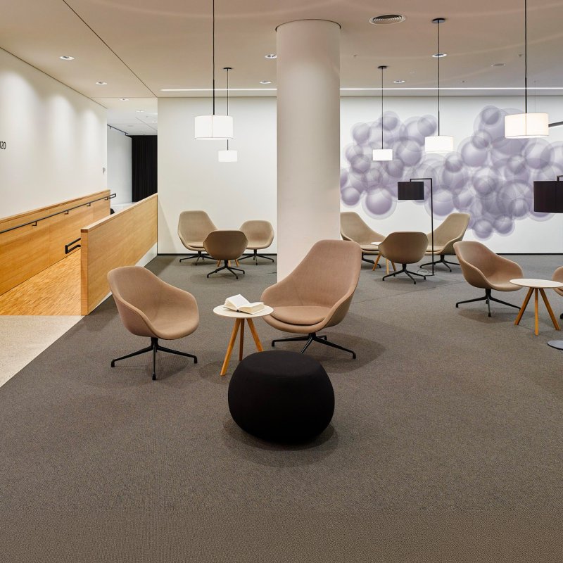 Reception & front desk: the arrival, designed