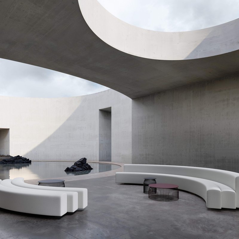 Reception & front desk: the arrival, designed