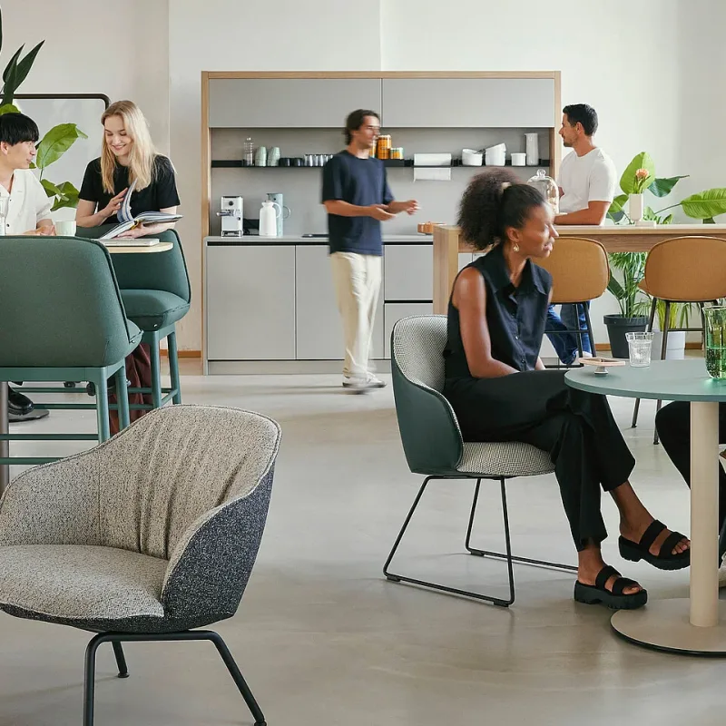 Break area & kitchenette: where the office breathes