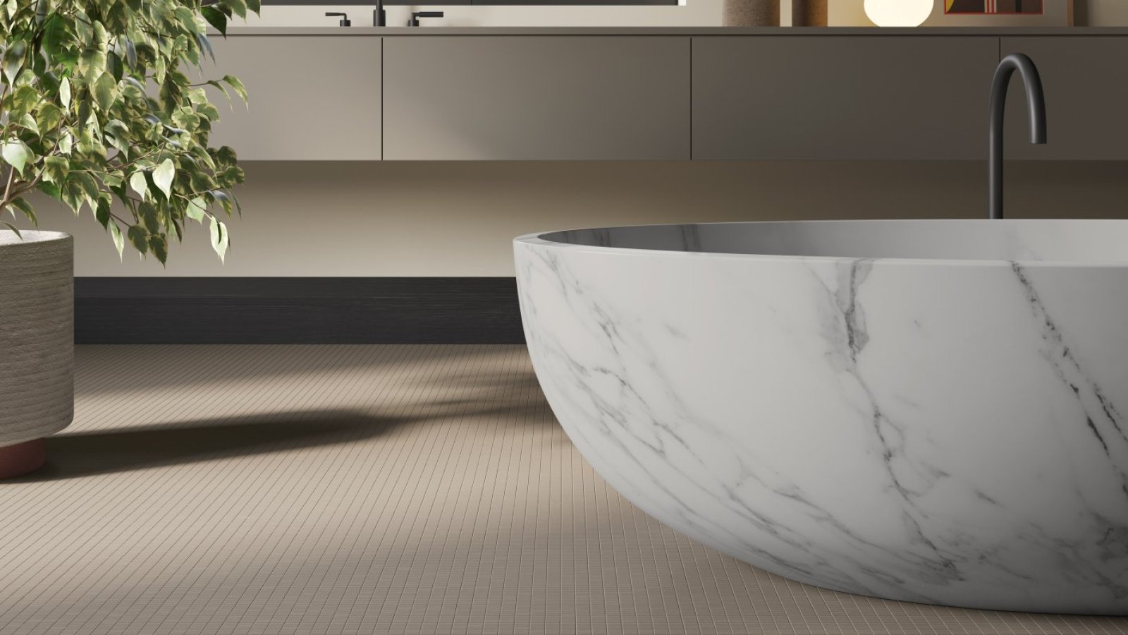 Phenomenon porcelain mosaic by Mutina, design Tokujin Yoshioka