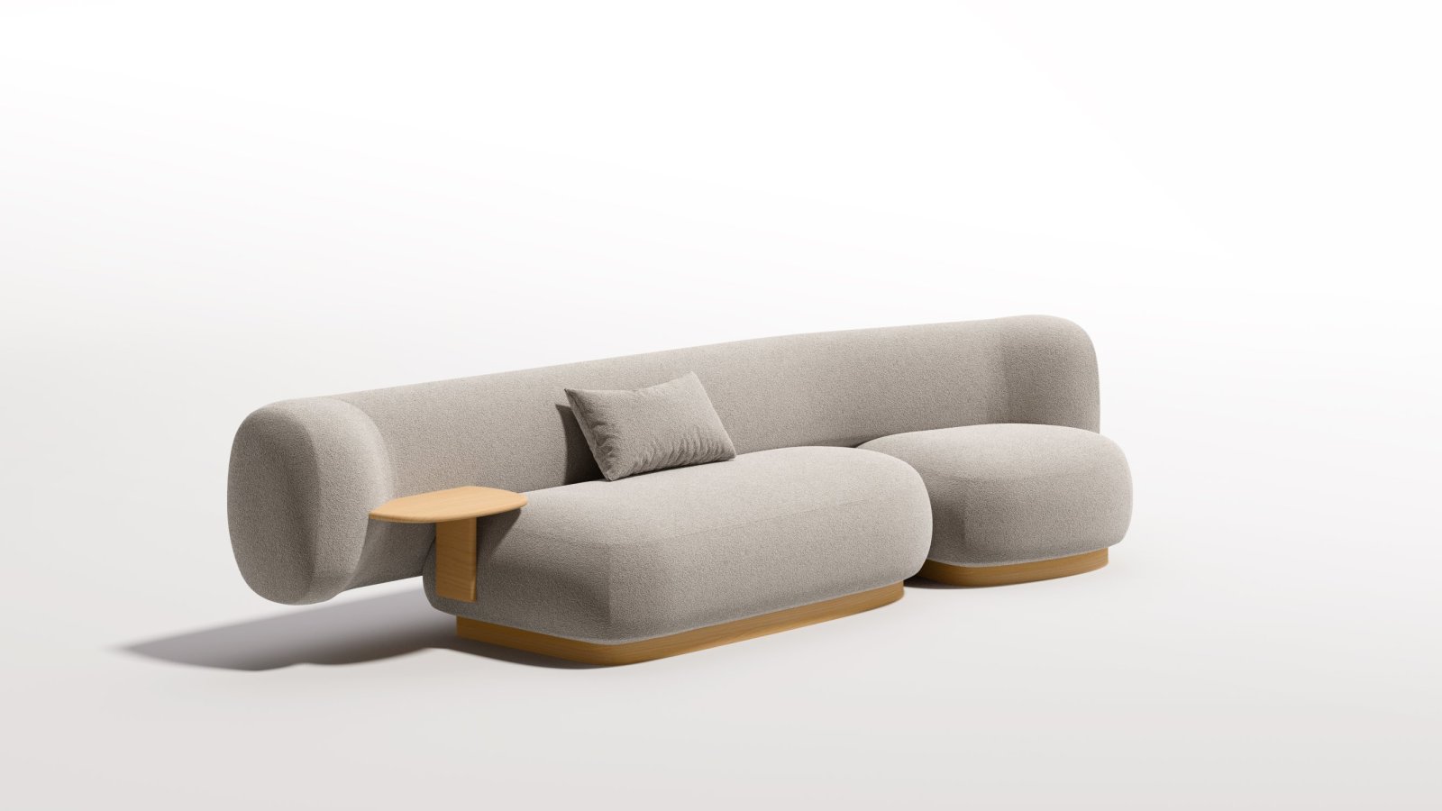 Modular sofa Dorothea by LaCividina in a lounge area