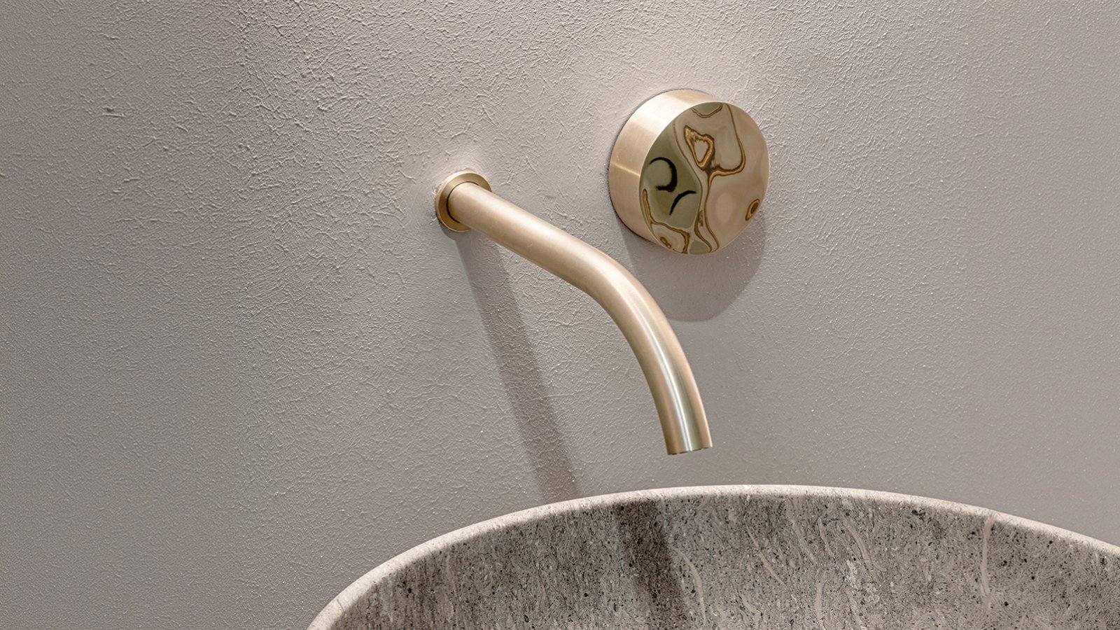Allure CEA Design designer taps with polished handle in stainless steel