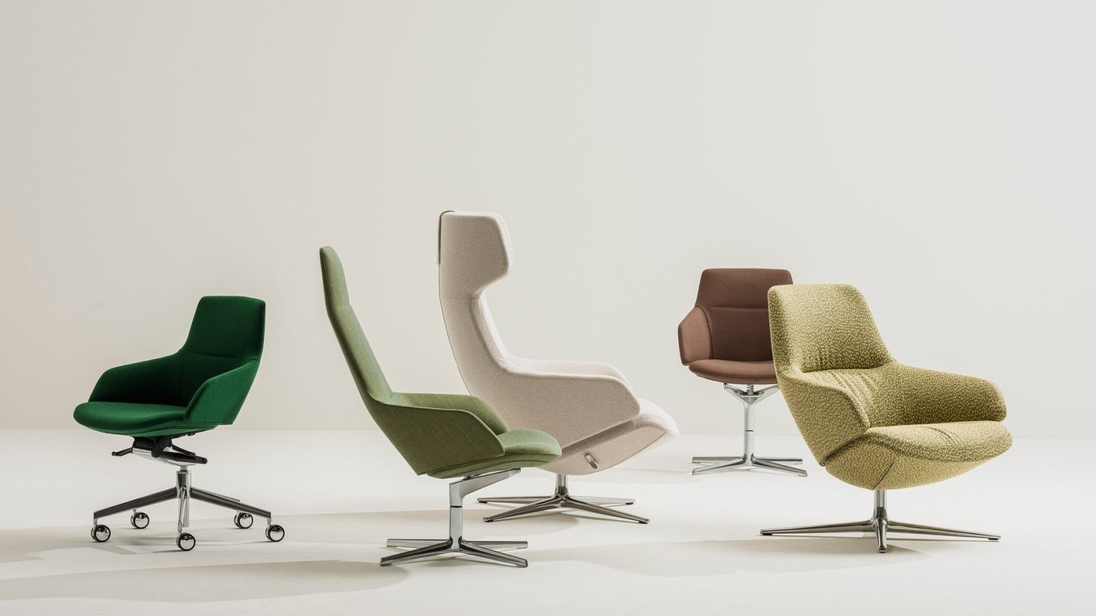 Aston Club lounge chair by Arper in a corporate lounge