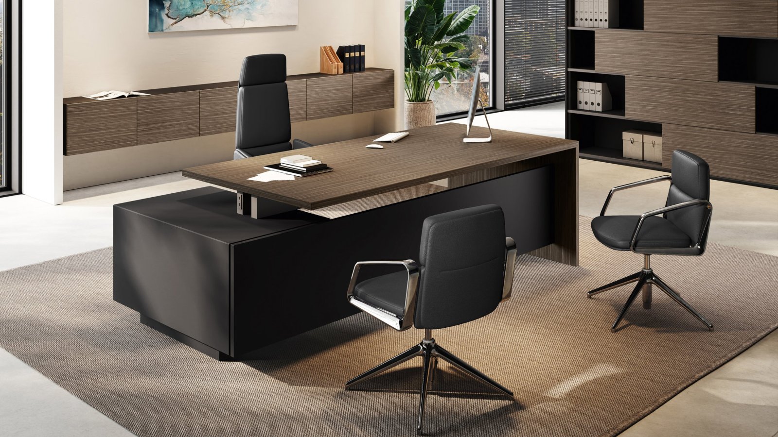 Complete Elite executive office by Las Mobili, design Progetto CMR