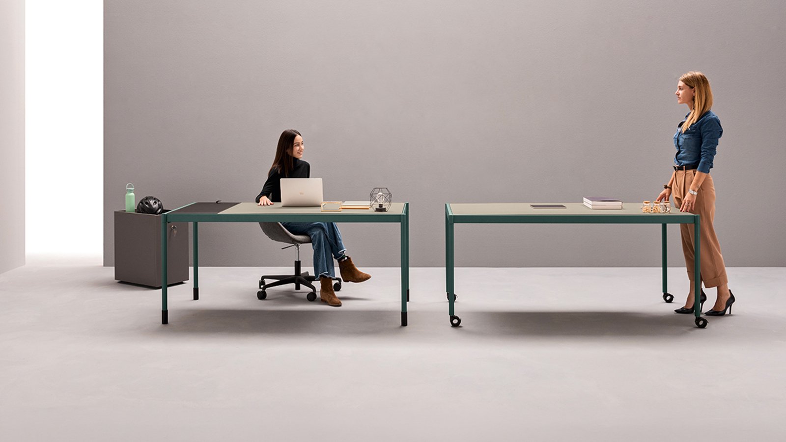 Fluido by Martex, collaborative furniture system for break areas