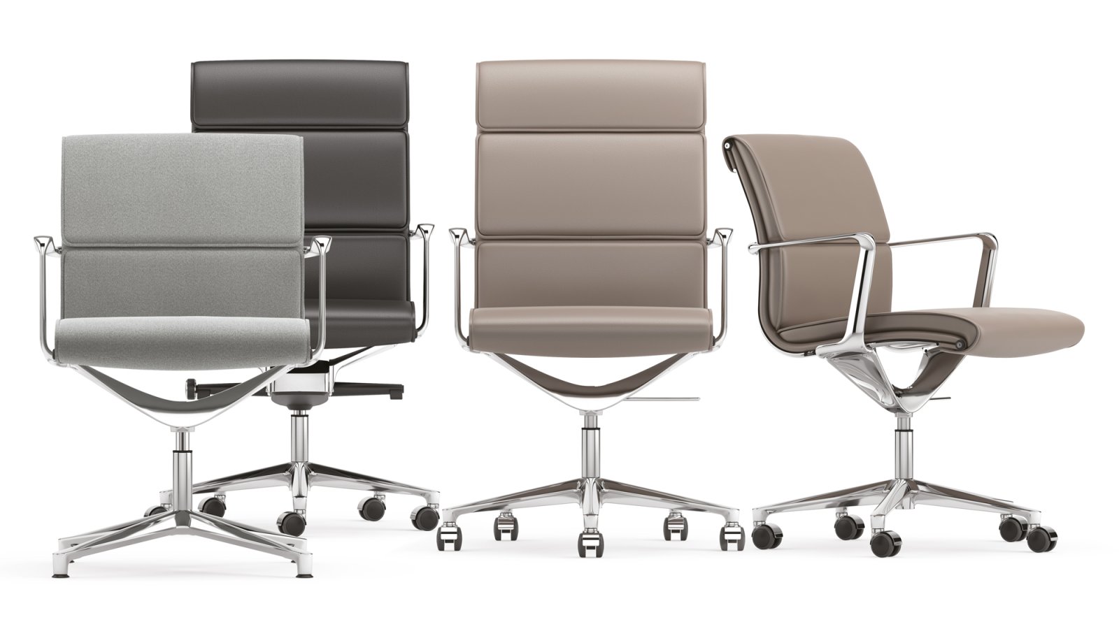 Una Chair executive office chairs by ICF around a boardroom table