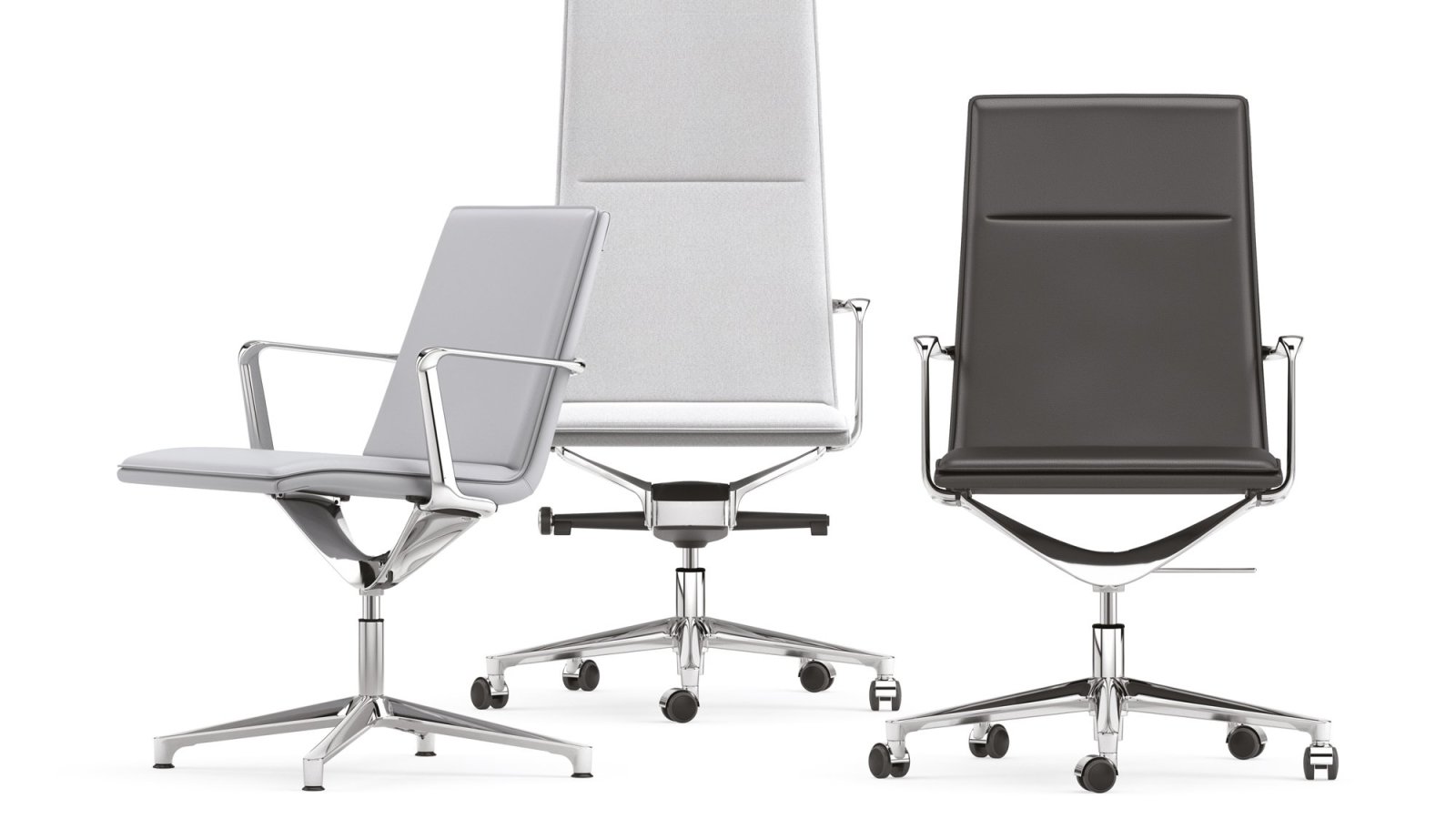 Valea Chair executive office chairs by ICF around a boardroom table