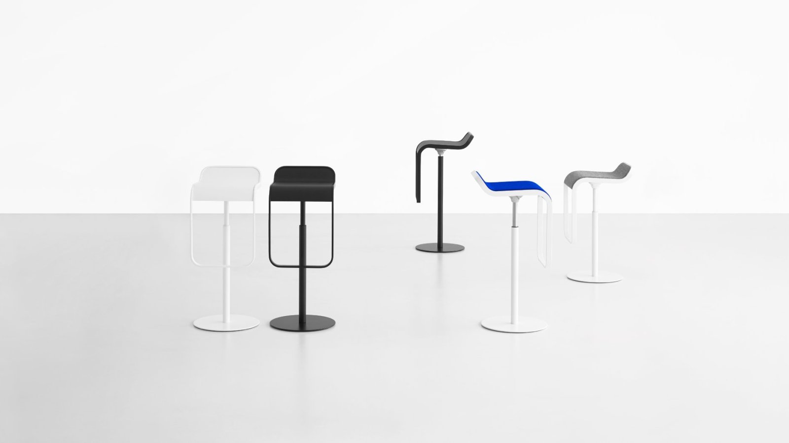 LEM stool by Lapalma at an office tea point counter