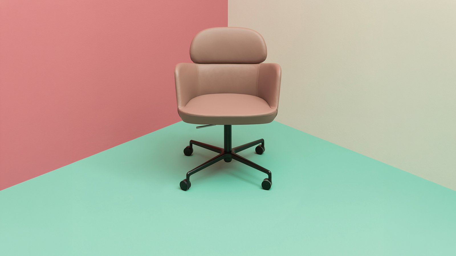 Ester conference chairs by Pedrali around a boardroom table