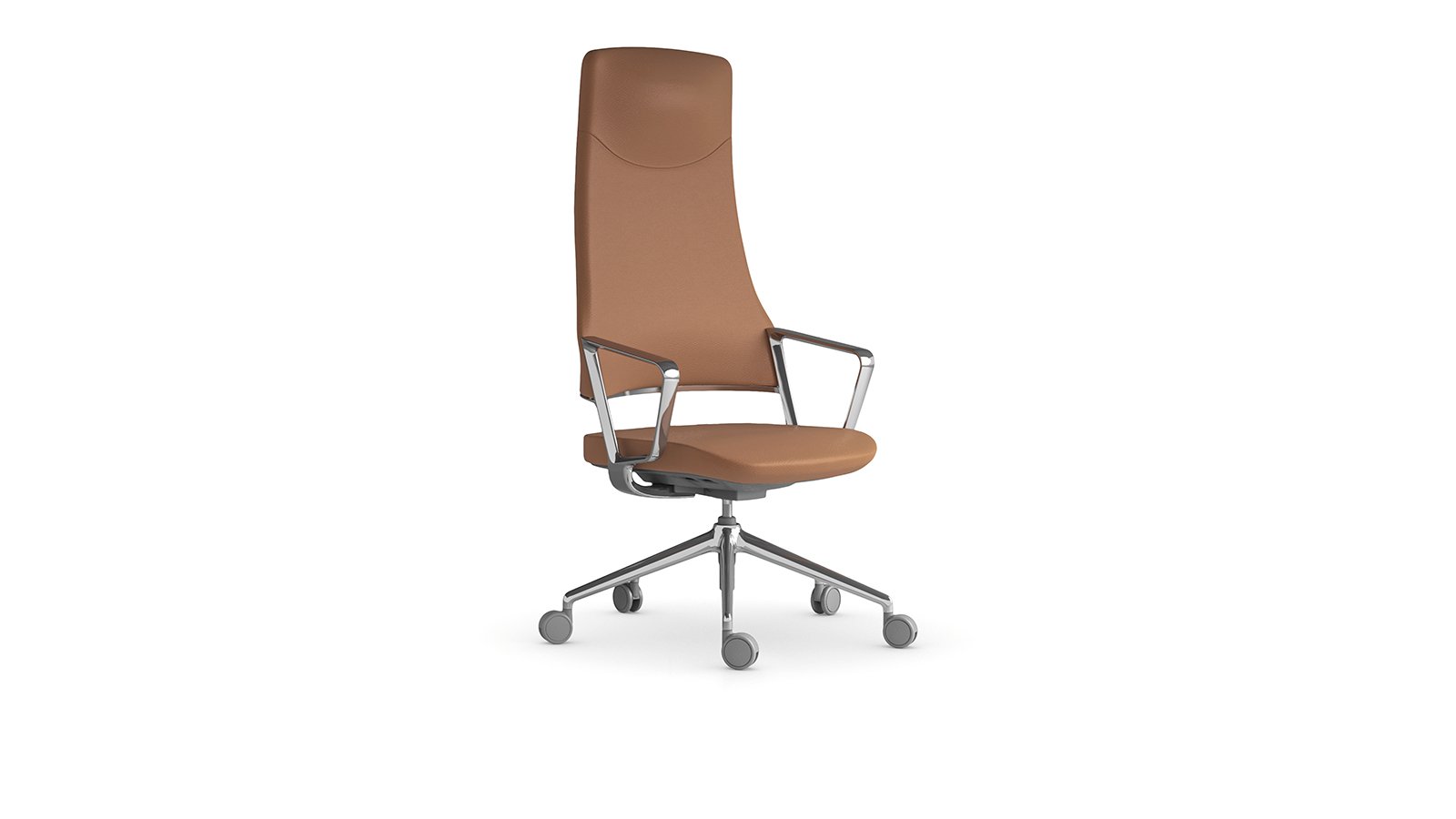 Aventador executive chair by Quinti with high backrest