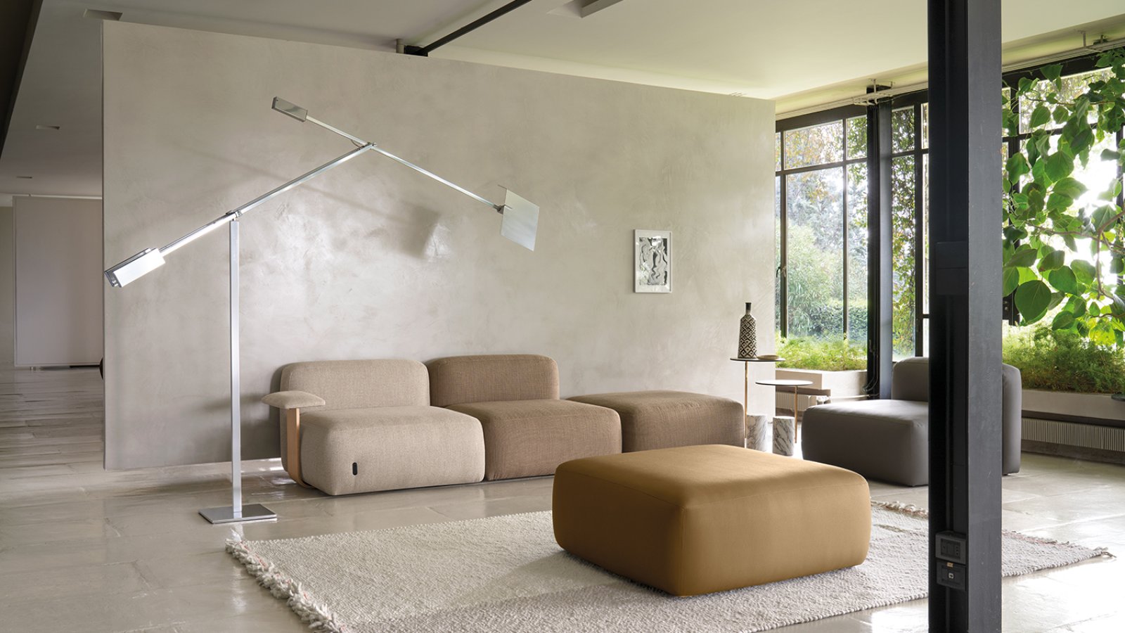Visitor and reception seating One Hundred by Quinti in a hotel lobby