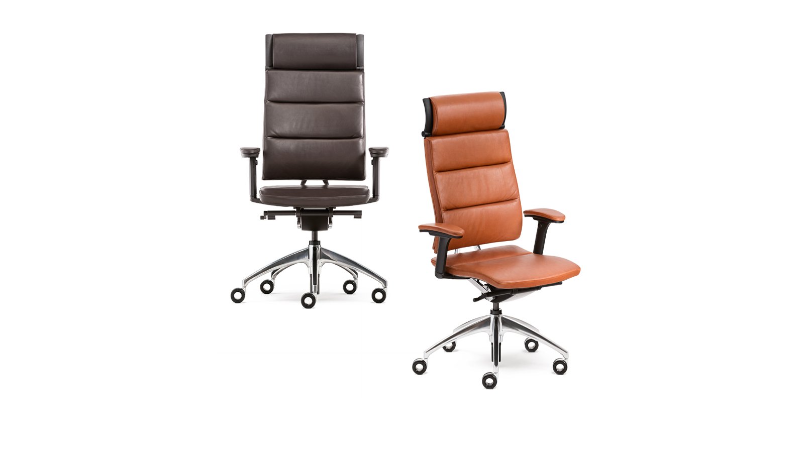 Executive office chair Sedus Open Up seen from three quarters in a director's office