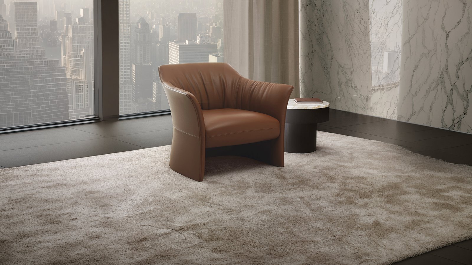 Visitor chairs Sella by i4Mariani in a reception area