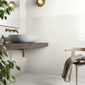 Outdoor cladding in Botanica mosaic