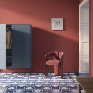 Star pattern tile from Mattonelle Margherita by Mutina