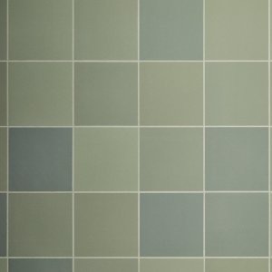 Mews 4x4 inch square tiles in Chalk with two millimetre joints