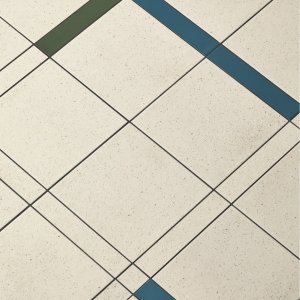 Time field tile in the 20,5×20,5 cm format