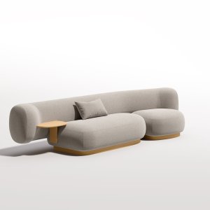 Modular sofa Dorothea by LaCividina in a lounge area