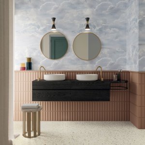 Glossy 60x120 cm Paper41 Lux slab, 24x48 inches