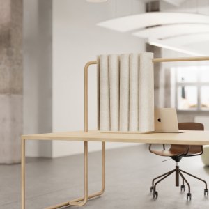 Oval Itube meeting table by Alea Office