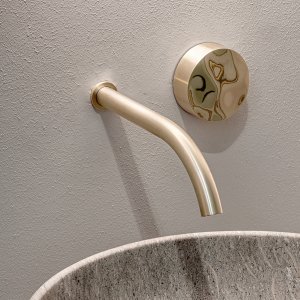 Allure CEA Design designer taps with polished handle in stainless steel