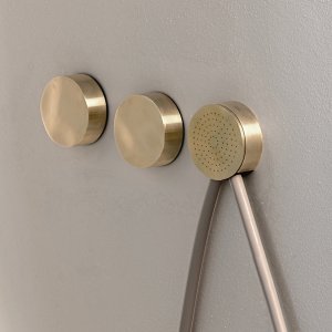 Allure CEA Design tap with satin stainless steel edge