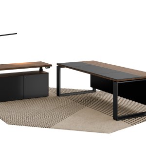 Tall 50 cm screen mounted on an Arche credenza