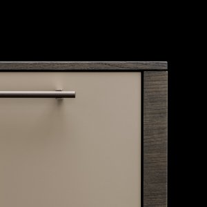 Mobile Arche pedestal on castors in oak