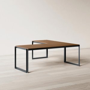 Five-door anthracite cabinet on iron base from the Ellan collection