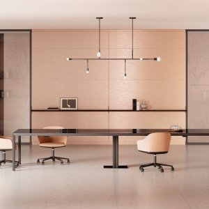 Operative bench for four from the Fattore Alpha collection