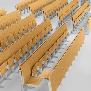 University lecture room furniture Omnia Evolution, front view