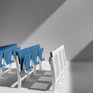 Upholstered Soft version of the Omnia Evolution seat