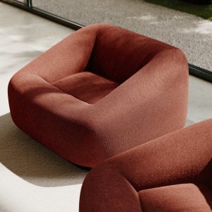 Aom seating after rain on an outdoor terrace