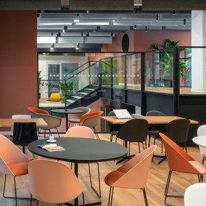 Cila chairs in the corporate meeting room