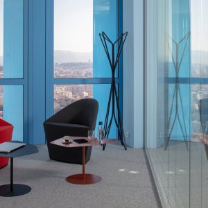 Two Colina armchairs set for conversation