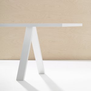 Cross with natural oak veneered top