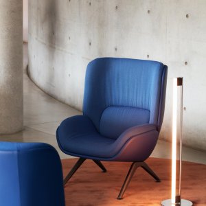 Pair of Lepal armchairs set for conversation