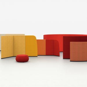 Rectangular two-seat Pix Cubo