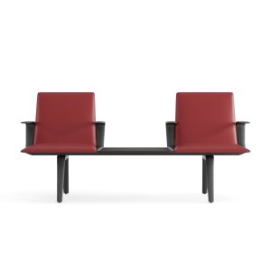 Fully upholstered Pausit seat modules in a corporate reception
