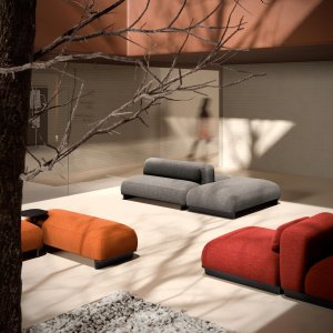 Two-seat Ralik bench module