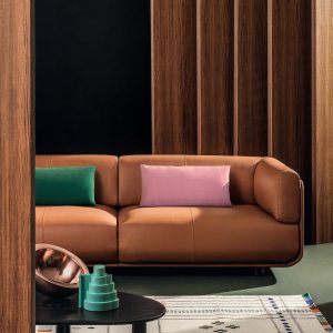 Shaal sofa paired with a low table in a collaborative area