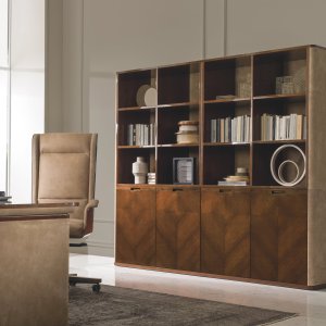 Avatar composition with desk, sideboard and tall storage