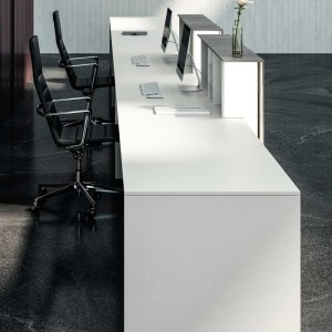 Melamine paper tray drawer of the Lux collection