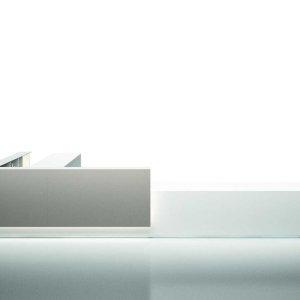 Dimmable light buttons in the tray of the Lux counter