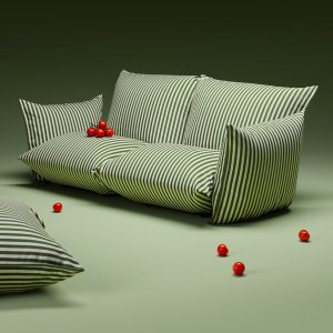 Brezza S•CAB armchair with EcoSafe recycled covering