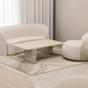 Ginza by Codutti: the meeting table the maker also proposes as a dining table