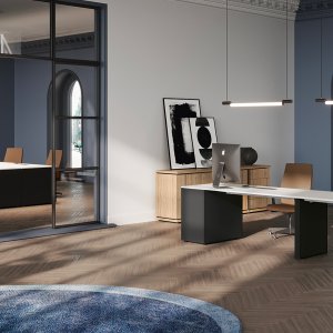 Handles of the Loft collection by Colombini Office