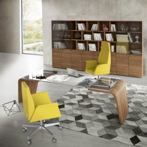 Larus top in natural walnut