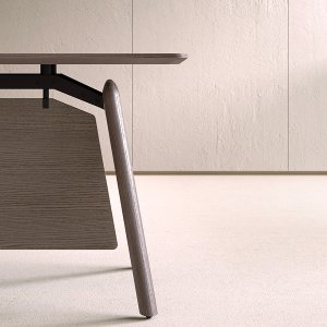 Executive office furnished with the Rail collection by Bralco